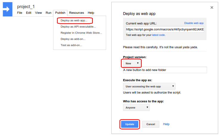 How to use google app scripts